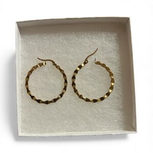 Gold Hoop Earrings